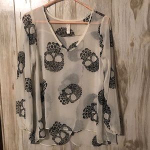 Skull Boutique Blouse